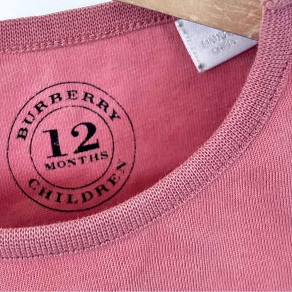 Burberry London England Girl Graphic T Shirt Size 12months - Picture 8 of 8